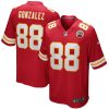 NFL Men's Kansas City Chiefs Tony Gonzalez Nike Red Game Retired Player Jersey