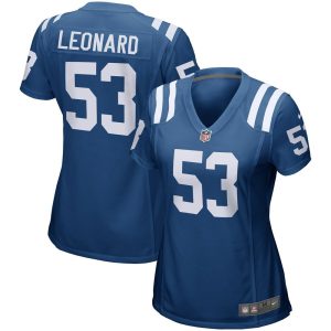 NFL Women's Indianapolis Colts Darius Leonard Nike Royal Game Jersey