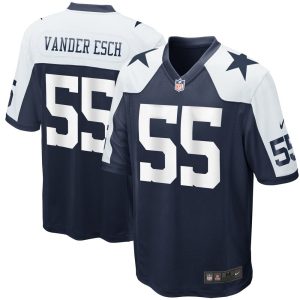 NFL Men's Dallas Cowboys Leighton Vander Esch Nike Navy Alternate Game Jersey