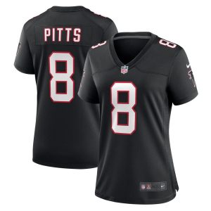 NFL Women's Atlanta Falcons Kyle Pitts Nike Black Game Jersey