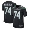 NFL Men's New York Jets Nick Mangold Nike Black Retired Player Jersey