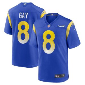 NFL Men's Los Angeles Rams Matt Gay Nike Royal Game Jersey