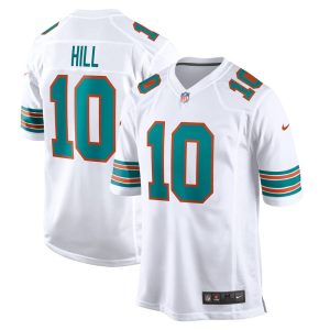 NFL Men's Miami Dolphins Tyreek Hill Nike White Alternate Game Jersey
