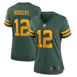NFL Women's Green Bay Packers Aaron Rodgers Nike Green Alternate Game Player Jersey