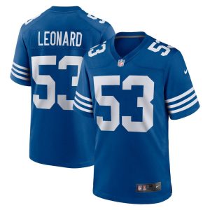 NFL Men's Indianapolis Colts Darius Leonard Nike Royal Alternate Game Jersey