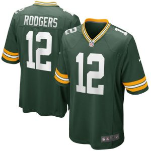 NFL Men's Green Bay Packers Aaron Rodgers Nike Green Game Player Jersey