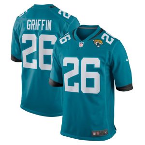 NFL Men's Jacksonville Jaguars Shaquill Griffin Nike Teal Game Jersey