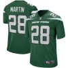 NFL Men's New York Jets Curtis Martin Nike Gotham Green Game Retired Player Jersey