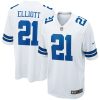 NFL Men's Dallas Cowboys Ezekiel Elliott Nike White Game Jersey