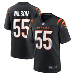 NFL Men's Cincinnati Bengals Logan Wilson Nike Black Game Jersey
