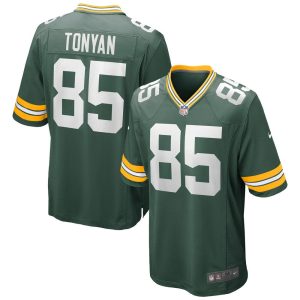 NFL Men's Green Bay Packers Robert Tonyan Nike Green Game Jersey