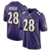 NFL Men's Baltimore Ravens Latavius Murray Nike Purple Game Jersey