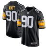 NFL Men's Pittsburgh Steelers T.J. Watt Nike Black Alternate Game Jersey