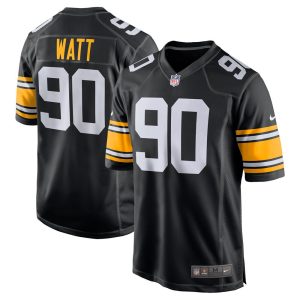 NFL Men's Pittsburgh Steelers T.J. Watt Nike Black Alternate Game Jersey