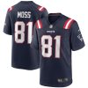 NFL Men's New England Patriots Randy Moss Nike Navy Game Retired Player Jersey