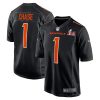 NFL Men's Cincinnati Bengals Ja'Marr Chase Nike Black Super Bowl LVI Bound Game Fashion Jersey