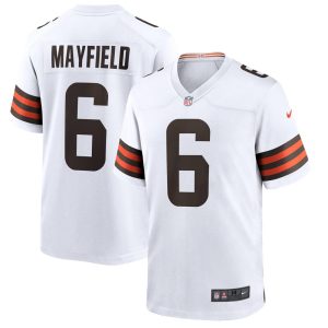 NFL Men's Cleveland Browns Baker Mayfield Nike White Player Game Jersey