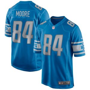 NFL Men's Detroit Lions Herman Moore Nike Blue Game Retired Player Jersey