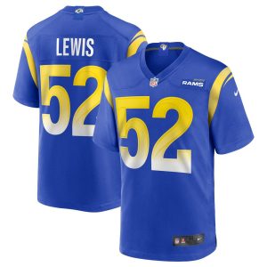 NFL Men's Los Angeles Rams Terrell Lewis Nike Royal Game Jersey