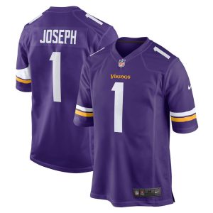 NFL Men's Minnesota Vikings Greg Joseph Nike Purple Game Jersey