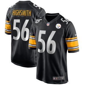 NFL Men's Pittsburgh Steelers Alex Highsmith Nike Black Game Jersey