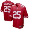 NFL Men's San Francisco 49ers Richard Sherman Nike Scarlet Game Player Jersey