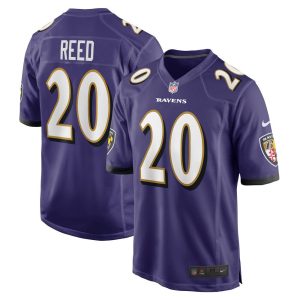 NFL Men's Baltimore Ravens Ed Reed Nike Purple Retired Player Game Jersey