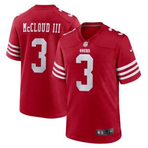 NFL Men's San Francisco 49ers Ray Ray McCloud Nike Scarlet Game Jersey