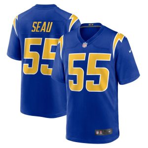 NFL Men's Los Angeles Chargers Junior Seau Nike Royal Retired Player Alternate Game Jersey