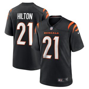 NFL Men's Cincinnati Bengals Mike Hilton Nike Black Game Player Jersey