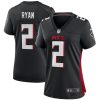 NFL Women's Atlanta Falcons Matt Ryan Nike Black Player Game Jersey