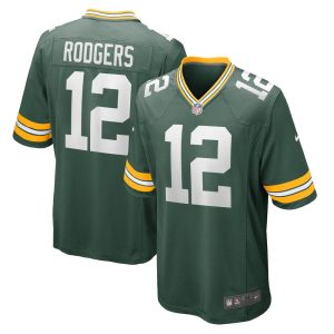 NFL Men's Green Bay Packers Aaron Rodgers Nike Green Game Team Jersey