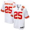 NFL Men's Kansas City Chiefs Clyde Edwards-Helaire Nike White Game Jersey