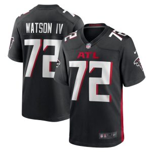 NFL Men's Atlanta Falcons Leroy Watson Nike Black Player Game Jersey