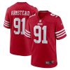NFL Men's San Francisco 49ers Arik Armstead Nike Scarlet Player Game Jersey