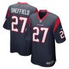 NFL Men's Houston Texans Kendall Sheffield Nike Navy Player Game Jersey