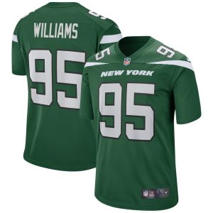 NFL Men's New York Jets Quinnen Williams Nike Gotham Green Game Jersey
