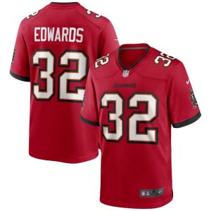 NFL Men's Tampa Bay Buccaneers Mike Edwards Nike Red Game Jersey