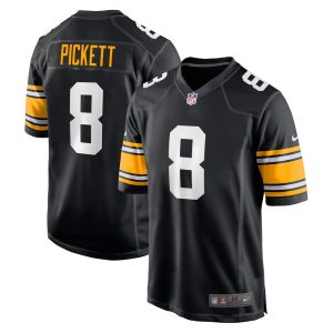 NFL Men's Pittsburgh Steelers Kenny Pickett Nike Black 2022 NFL Draft First Round Pick Game Player Jersey
