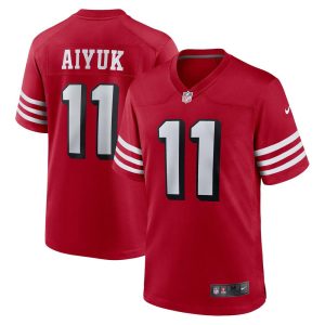 NFL Men's San Francisco 49ers Brandon Aiyuk Nike Scarlet Alternate Game Jersey