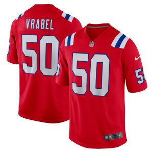 NFL Men's New England Patriots Mike Vrabel Nike Red Retired Player Alternate Game Jersey