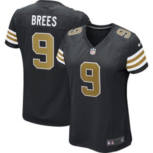 NFL Women's Drew Brees New Orleans Saints Nike Black Alternate Game Jersey