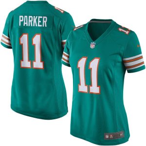 NFL Women's Miami Dolphins DeVante Parker Nike Aqua Game Player Jersey