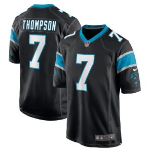 NFL Men's Carolina Panthers Shaq Thompson Nike Black Player Game Jersey