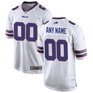 NFL Men's Buffalo Bills Nike White Custom Game Jersey