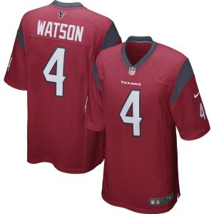 NFL Deshaun Watson Houston Texans Nike Player Game Jersey - Red
