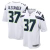 NFL Men's Seattle Seahawks Shaun Alexander Nike White Retired Player Game Jersey