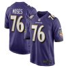 NFL Men's Baltimore Ravens Morgan Moses Nike Purple Game Jersey