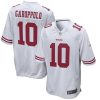 NFL Men's San Francisco 49ers Jimmy Garoppolo Nike White Game Jersey