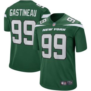 NFL Men's New York Jets Mark Gastineau Nike Gotham Green Game Retired Player Jersey